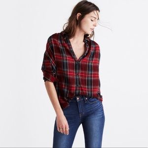 Madewell Tartan Plaid Shirt